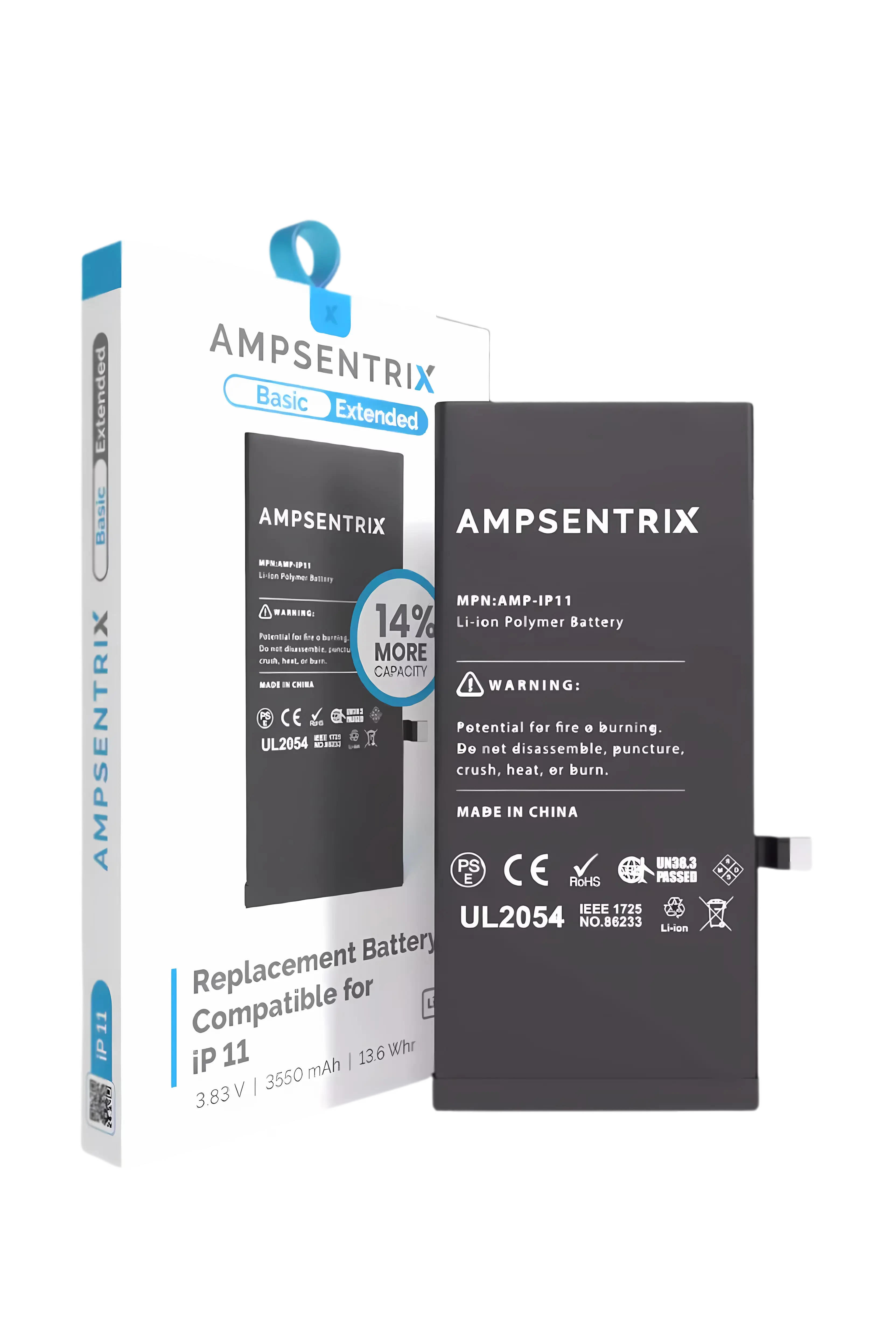 Batería AmpSentrix para iPhone 11