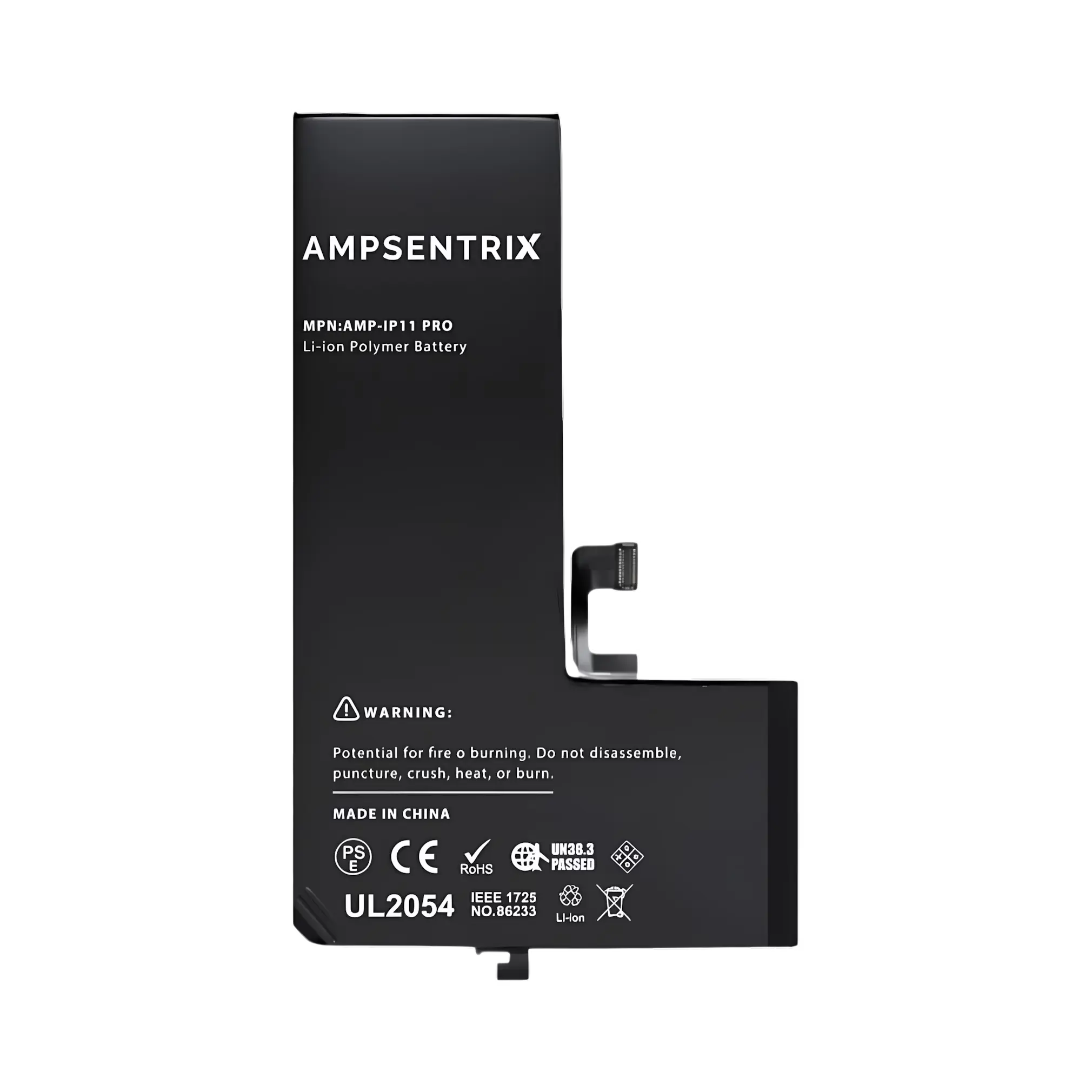 Batería AmpSentrix para iPhone 11 Pro - vista 2