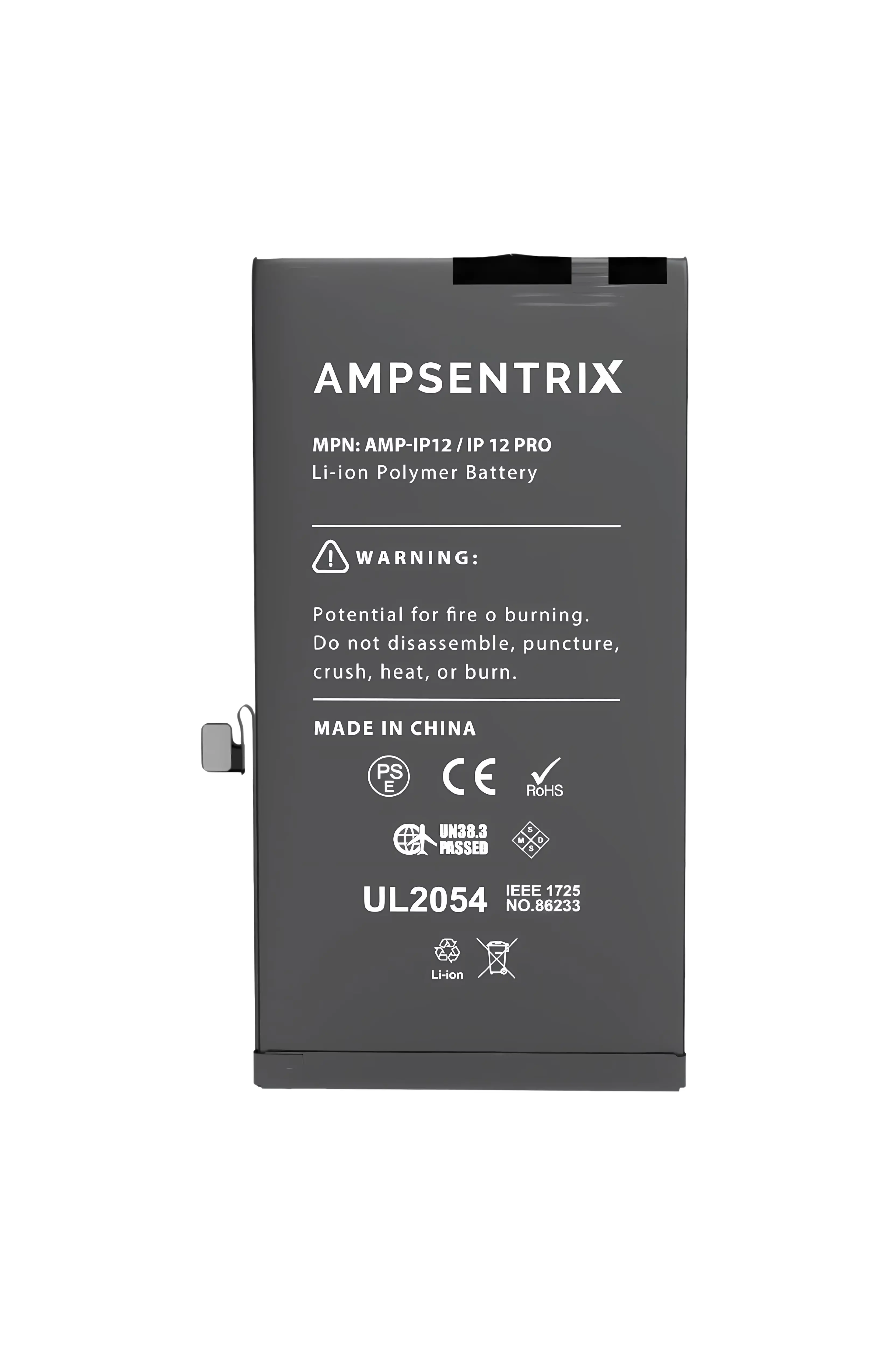 Batería AmpSentrix para iPhone 12 / Pro - vista 2