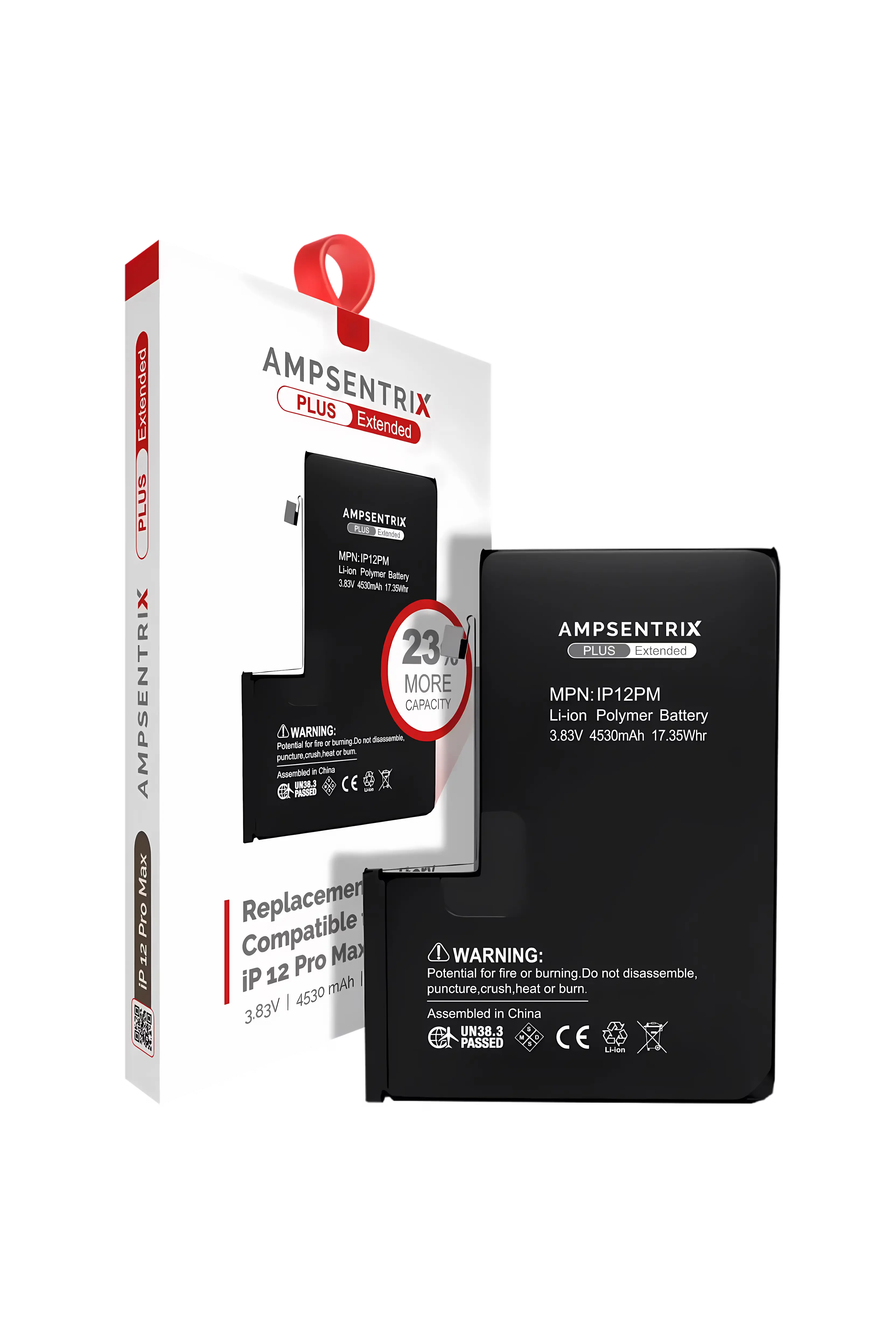 Batería AmpSentrix para iPhone 12 Pro Max