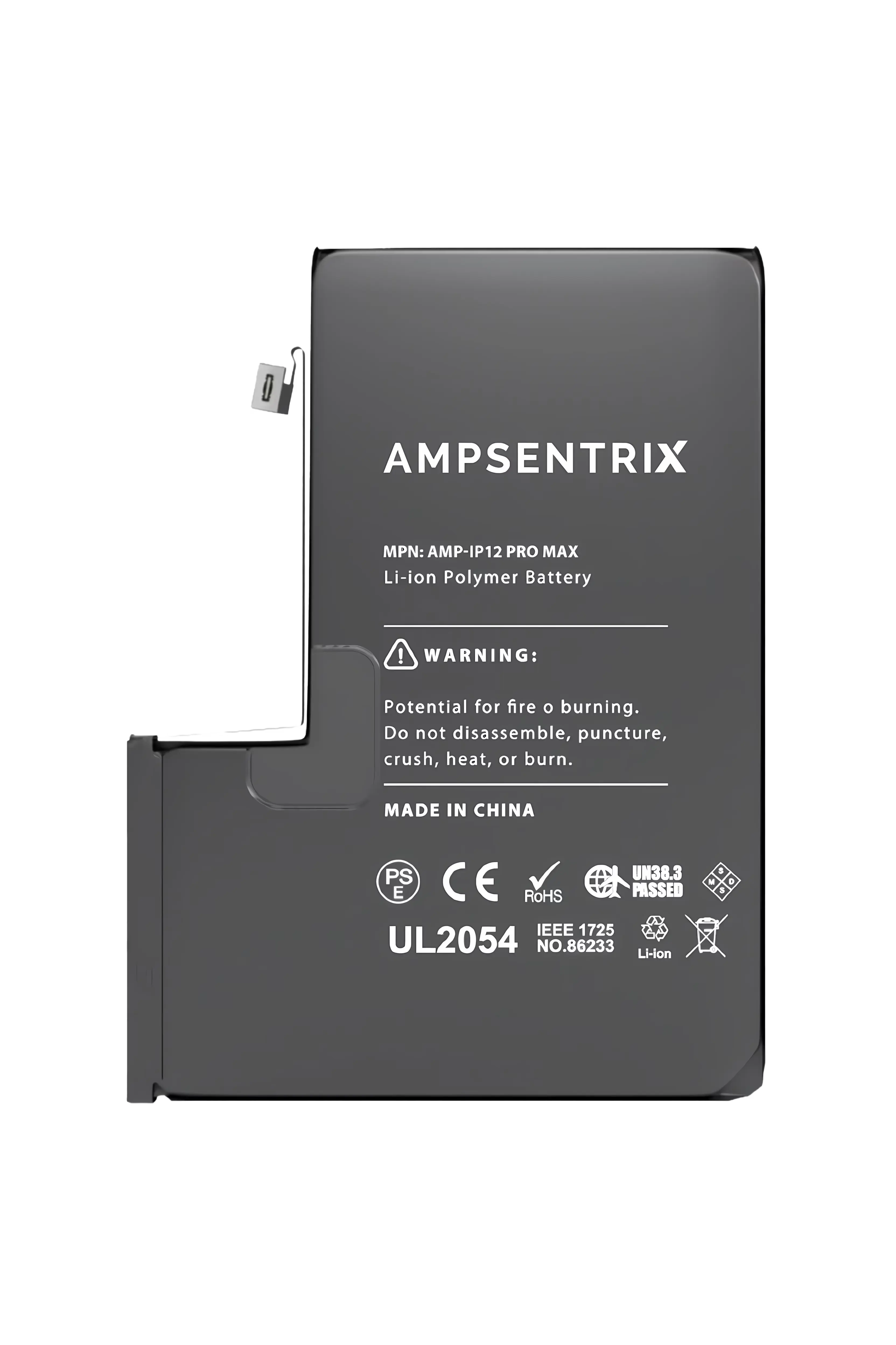 Batería AmpSentrix para iPhone 12 Pro Max - vista 2