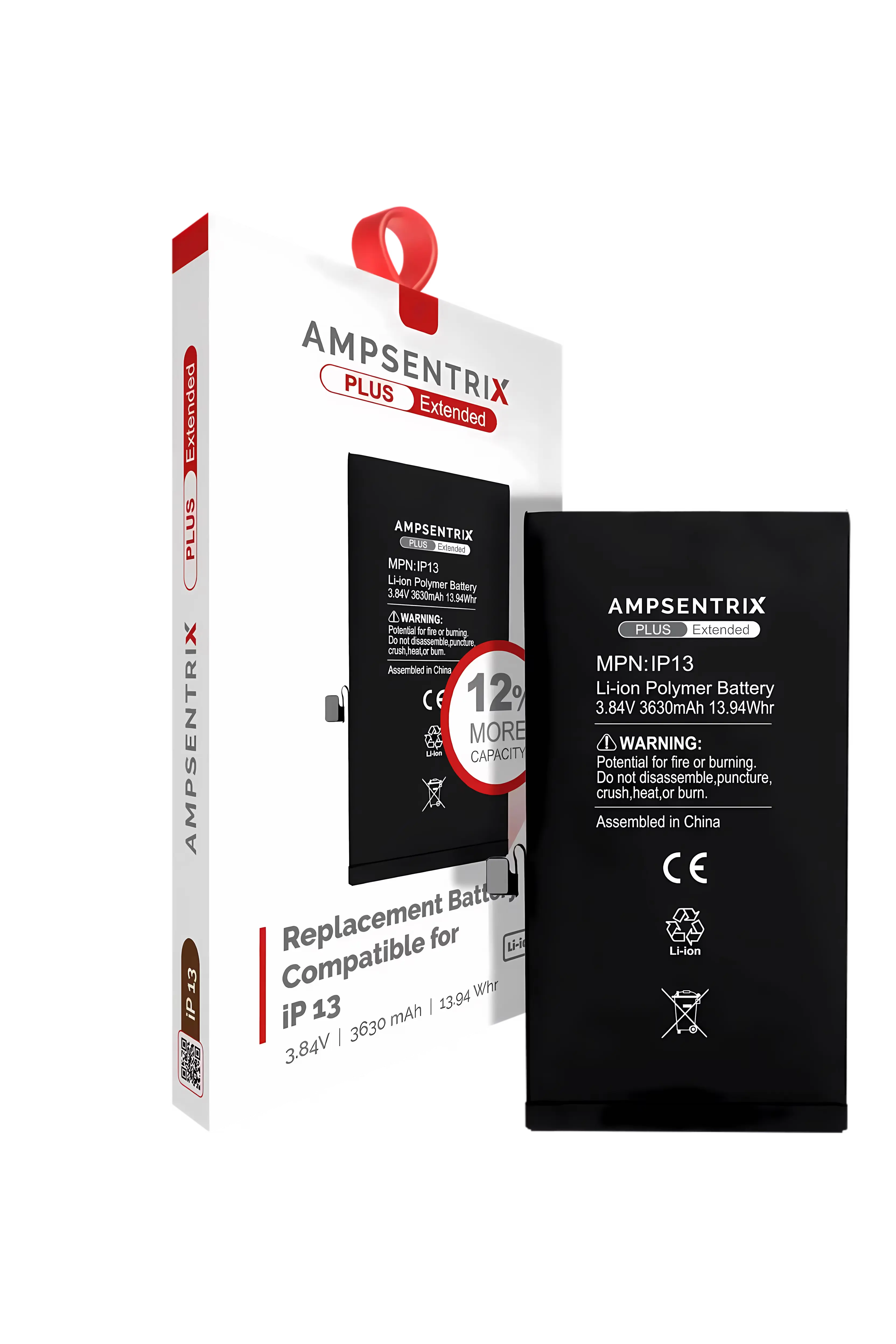 Batería AmpSentrix para iPhone 13
