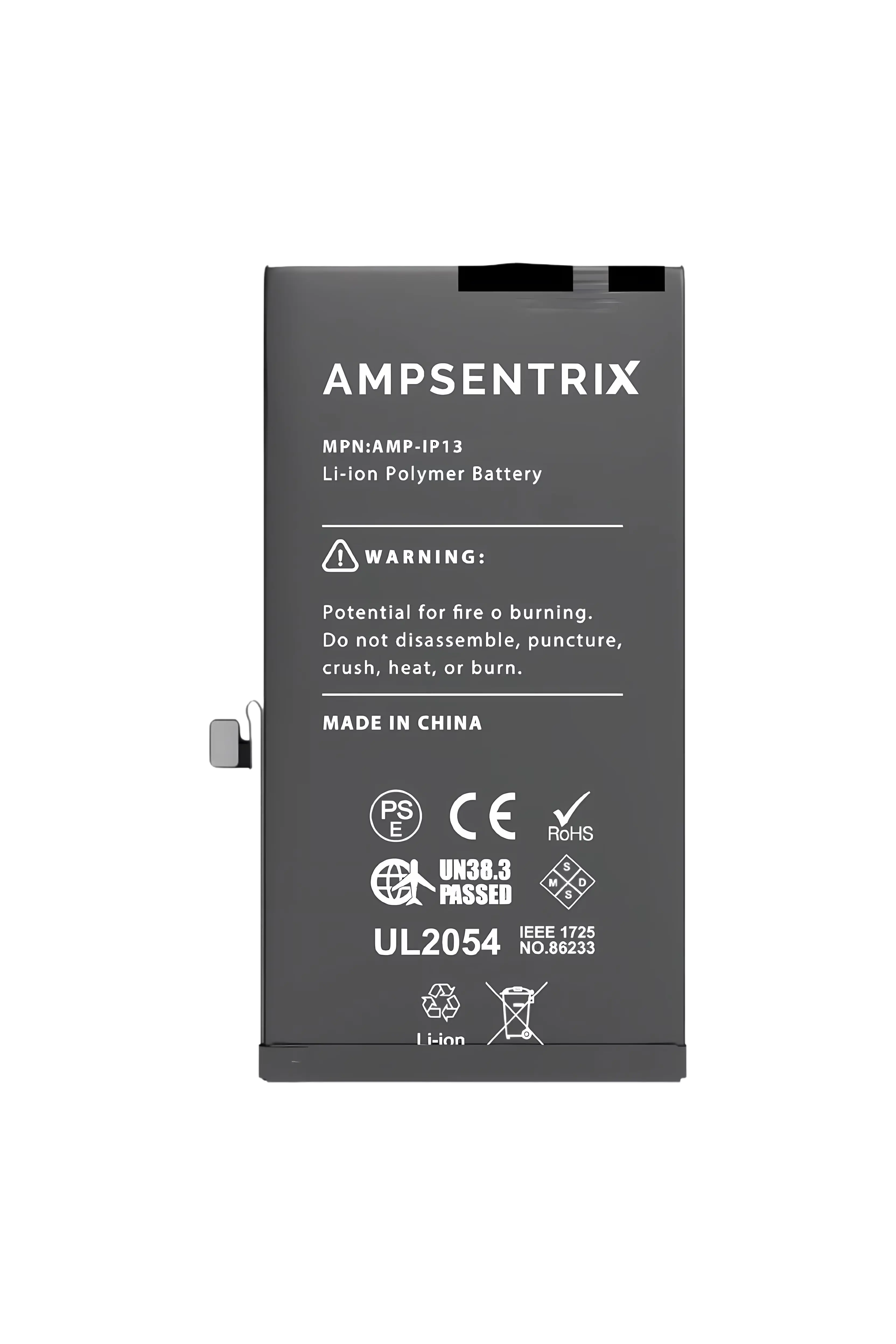 Batería AmpSentrix para iPhone 13 - vista 2