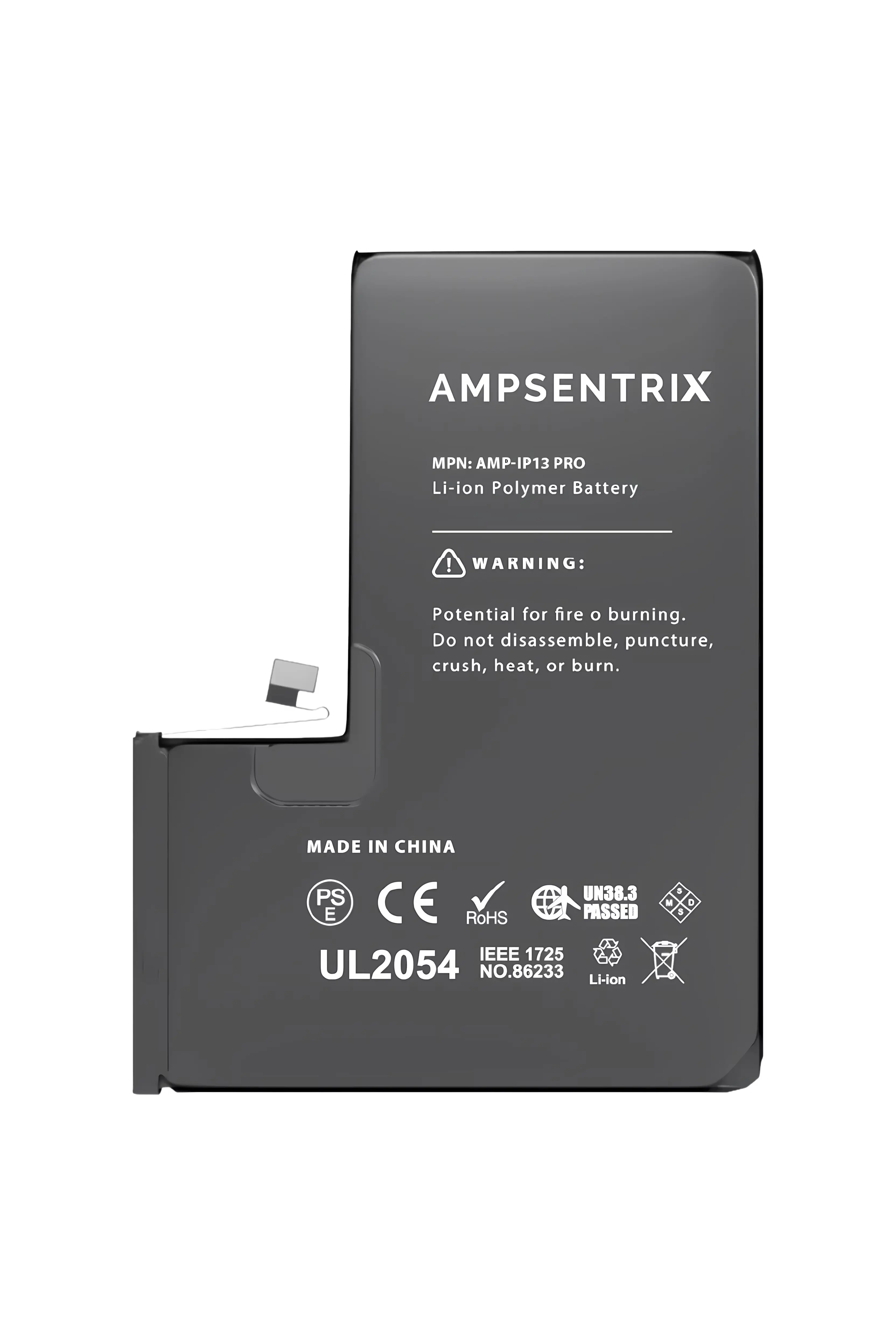 Batería AmpSentrix para iPhone 13 Pro - vista 2