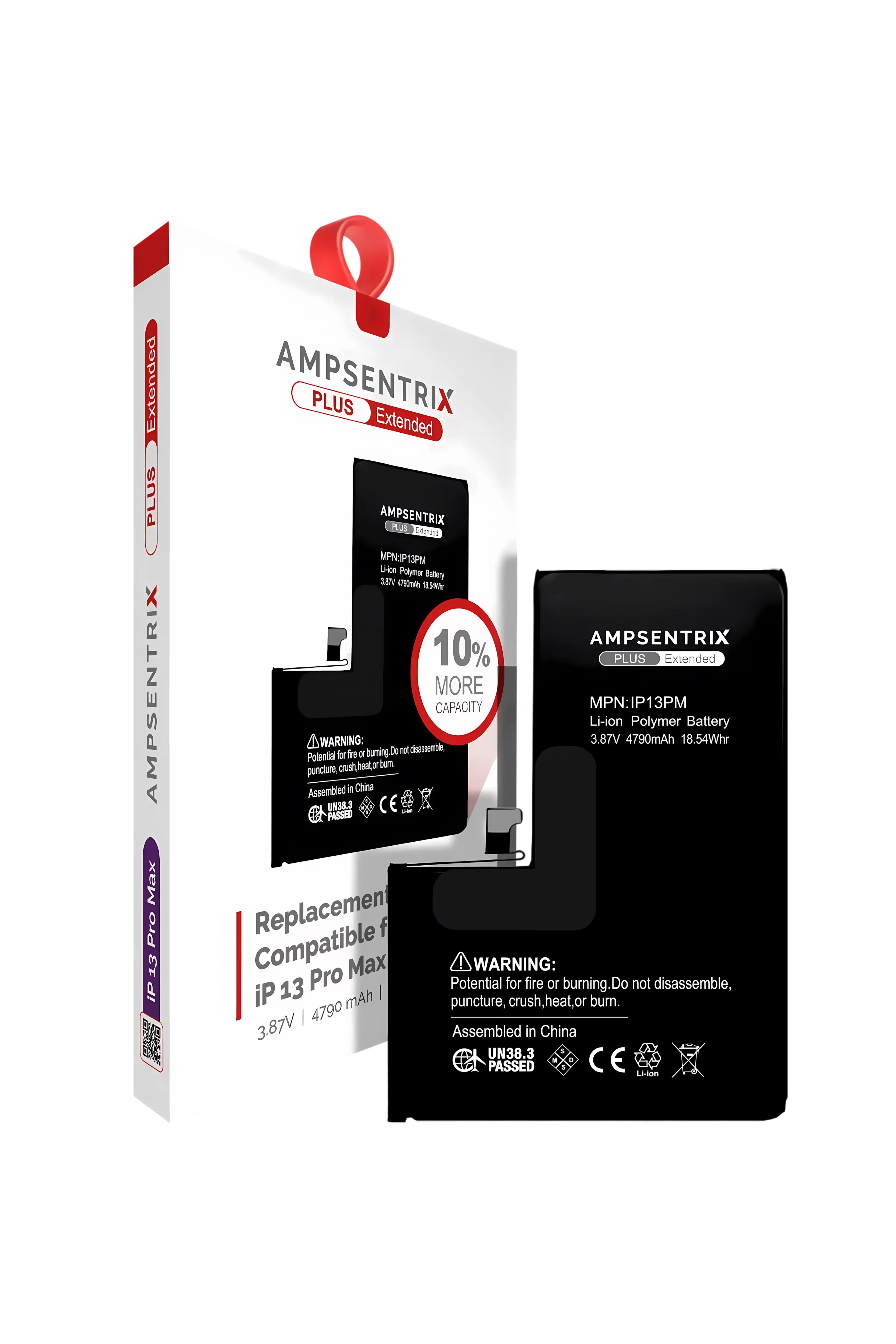 Batería AmpSentrix para iPhone 13 Pro Max