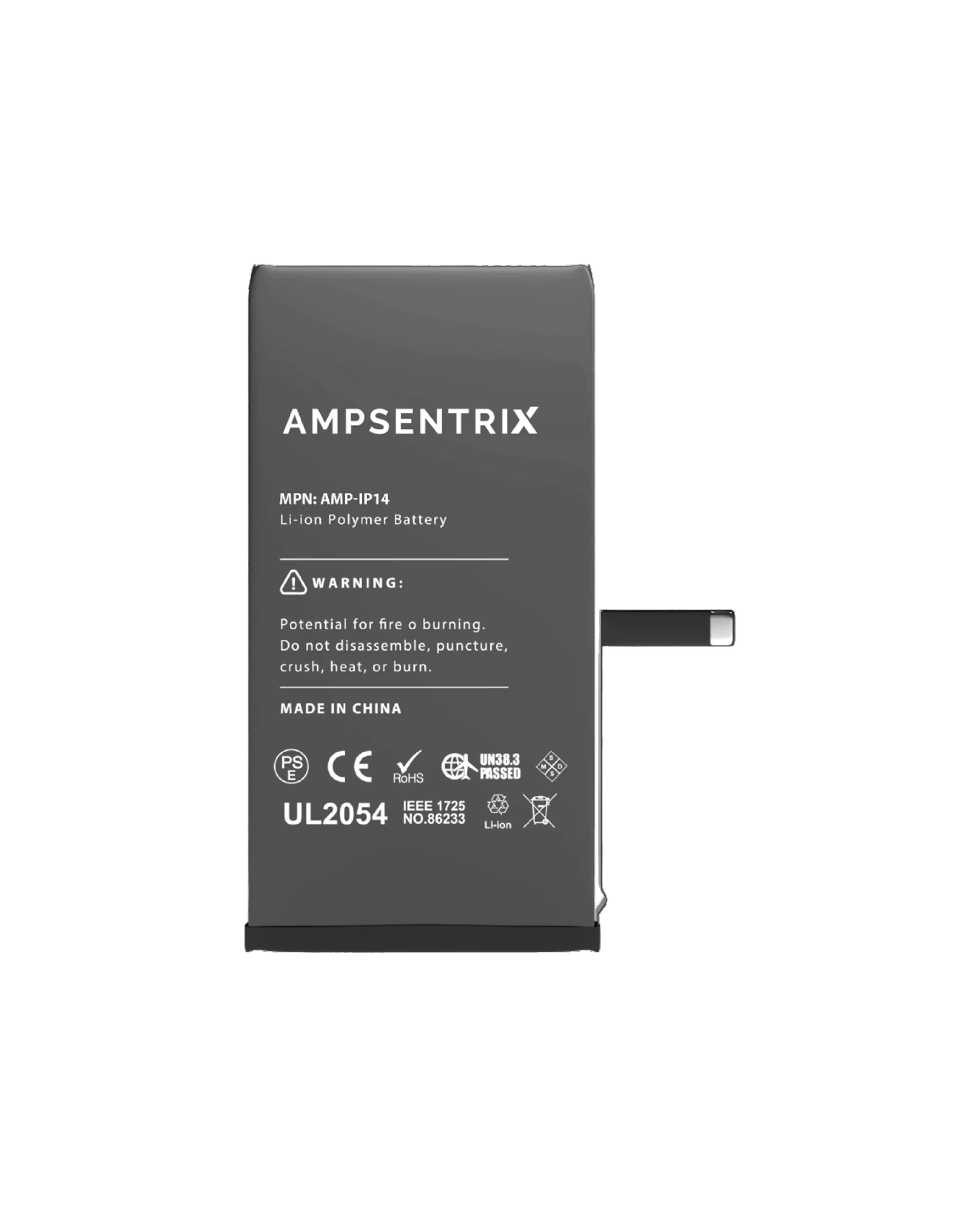 Batería AmpSentrix para iPhone 14 - vista 2