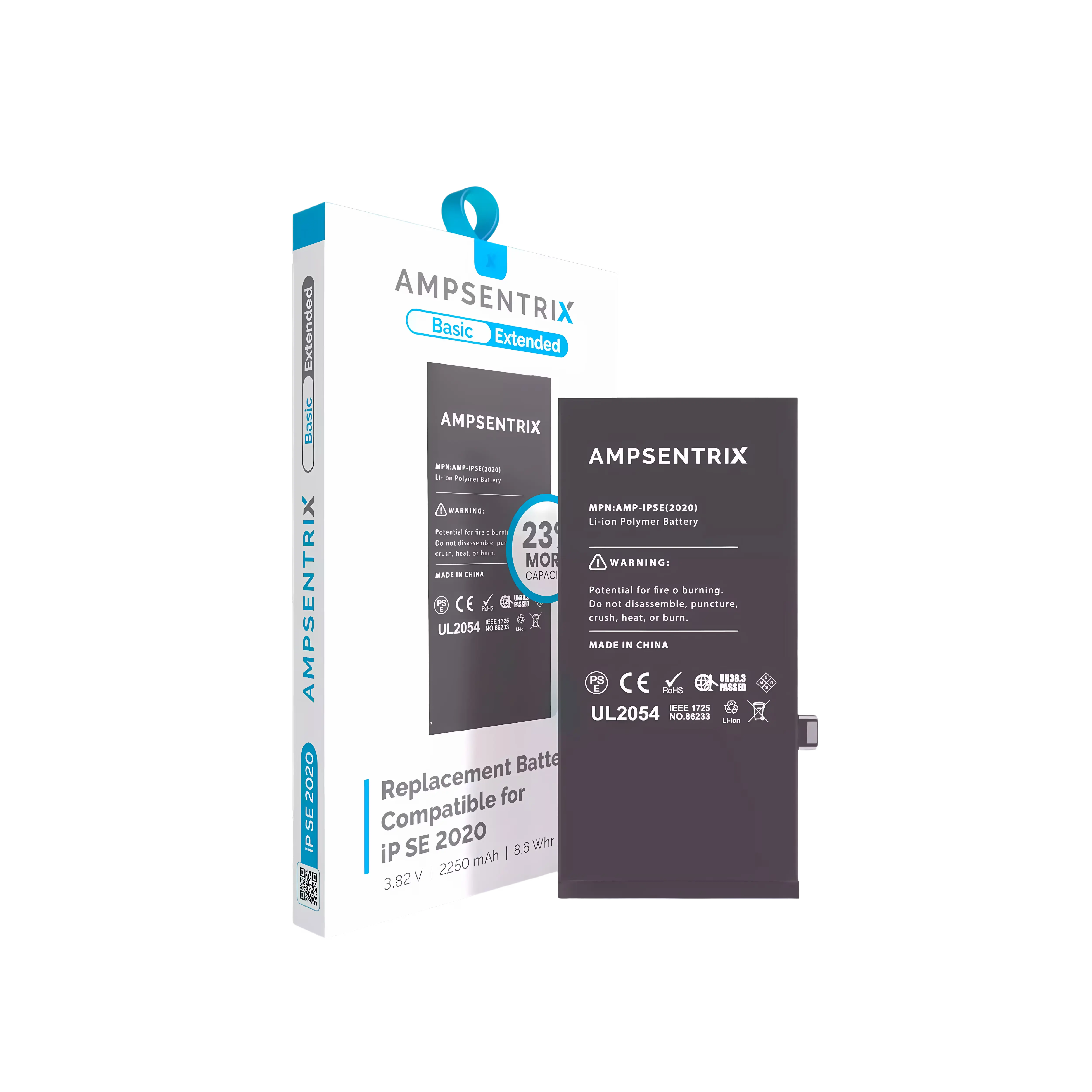 Batería AmpSentrix para iPhone SE (2020)